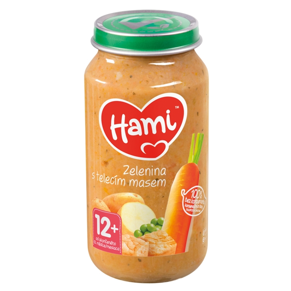 HAMI Zelenina s telecím masem od 12.měsíce 250 g