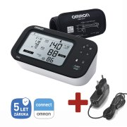 Tonometr OMRON M7 Intelli IT s AFib pažní+síťový zdroj