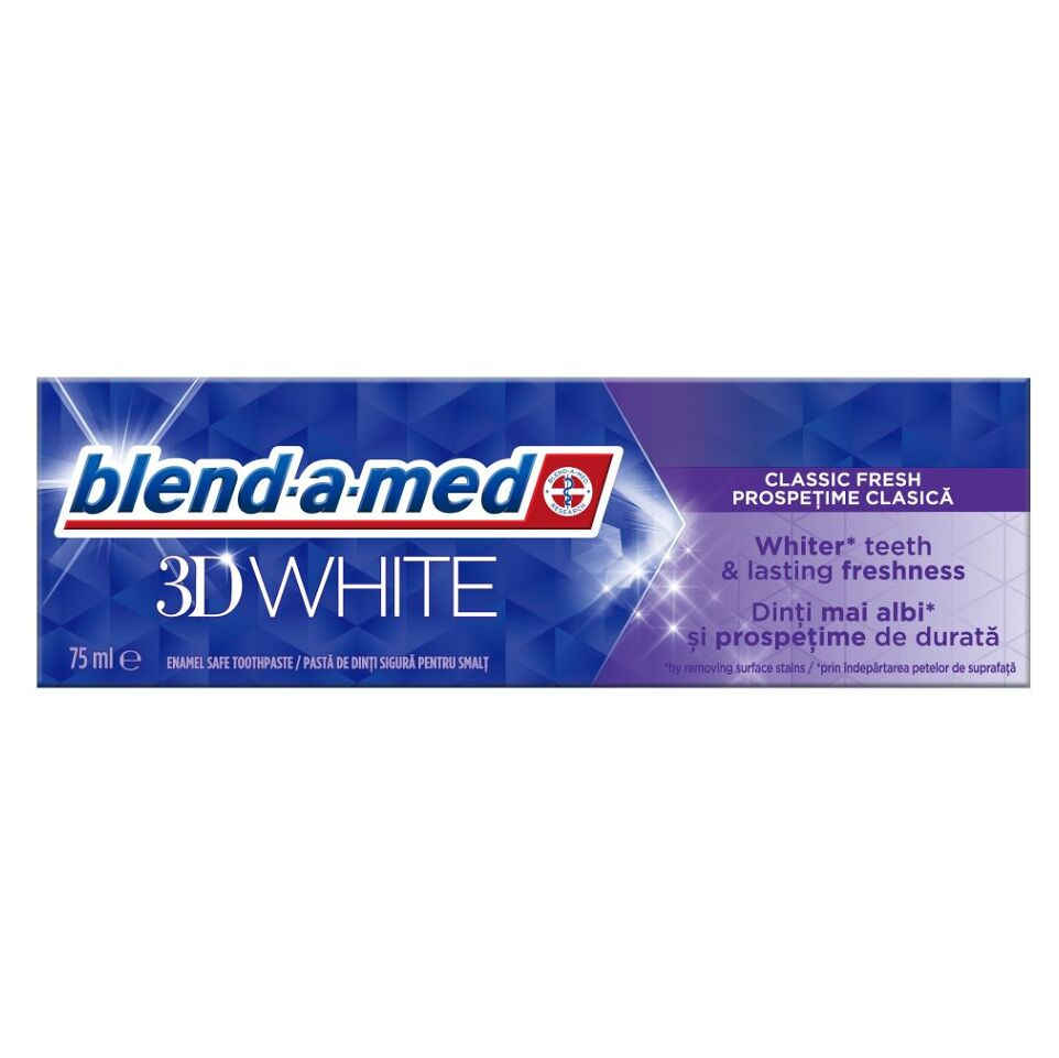 BLEND-A-MED Zubní pasta 3D White Classic Fresh 75 ml