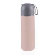 Zopa Termoska na tekutiny se silikonovým držákem 400 ml, Candy pink 9