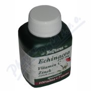 MEDPHARMA Echinacea 100 mg + vitamín C + zinek 107 tablet