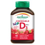 JAMIESON Vitamín D3 Kids jahoda cucací tbl.100