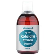 Allnature Koloidní stříbro Ag200 25ppm 500ml
