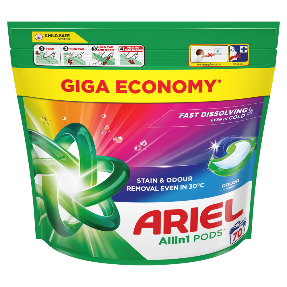 ARIEL Kapsle na praní Color 70 praní