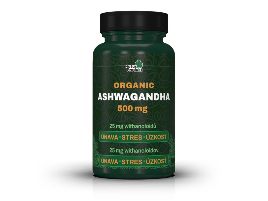 Naturprodukt Ashwagandha organic 500mg 60 tobolek