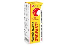 Vitamín D3+K2 OROFAST sublinguální sprej 30ml