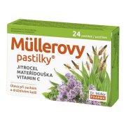 Müllerovy pastilky s jitrocelem a mateřídouškou 24ks ZP