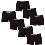 Nedeto 7PACK pánské boxerky černé (7NB001b) M