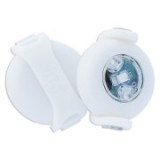 Curli Luumi LED bezpečnostní světélko na obojek WHITE