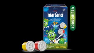 Marťánci Gummy Velikonoce tbl.50+razítka
