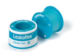 Leukoflex fixační páska transparentní, cívka 2.5cmx5m