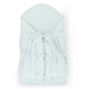 Petite&Mars Zavinovačka šněrovací Nurse s pevnou kokosovou vložkou Baby Blue 75x75 cm