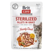 BRIT Care cat sterilized fillets with duck kapsička pro kočky 85 g