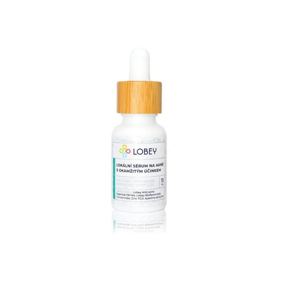 LOBEY Lokální sérum na akné s okamžitým účinkem 15 ml