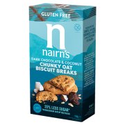 NAIRNS Ovesné sušenky s hořkou čokoládou a kokosem 160 g