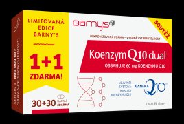 Barnys Koenzym Q10 Dual limitovaná edice 30+30 kapslí zdarma