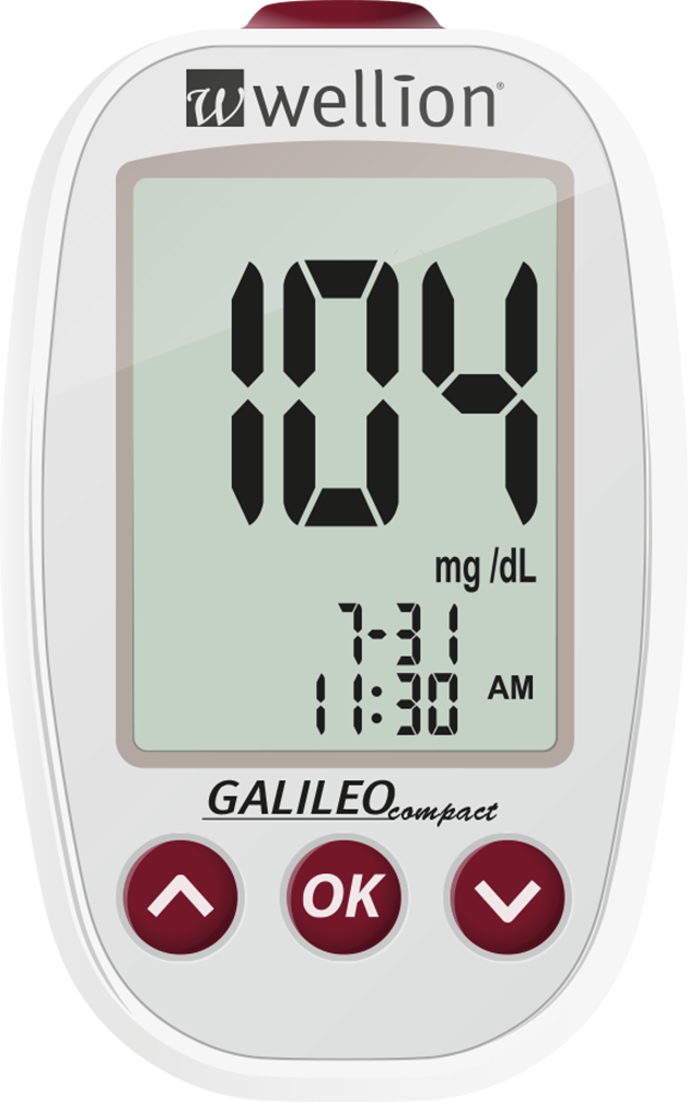 Wellion GALILEO COMPACT glukometr set/10pr/10lanc