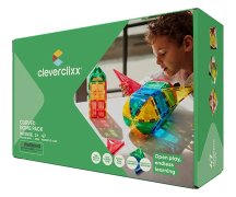 Cleverclixx Magnetická stavebnice Curved Dome Pack Intense - 47 ks
