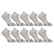 Styx 10PACK ponožky nízké šedé (10HN1062) XL