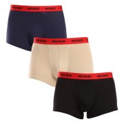 HUGO 3PACK pánské boxerky vícebarevné (50517878 962) L