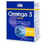 GS Omega 3 citrus, 100+50 kapslí