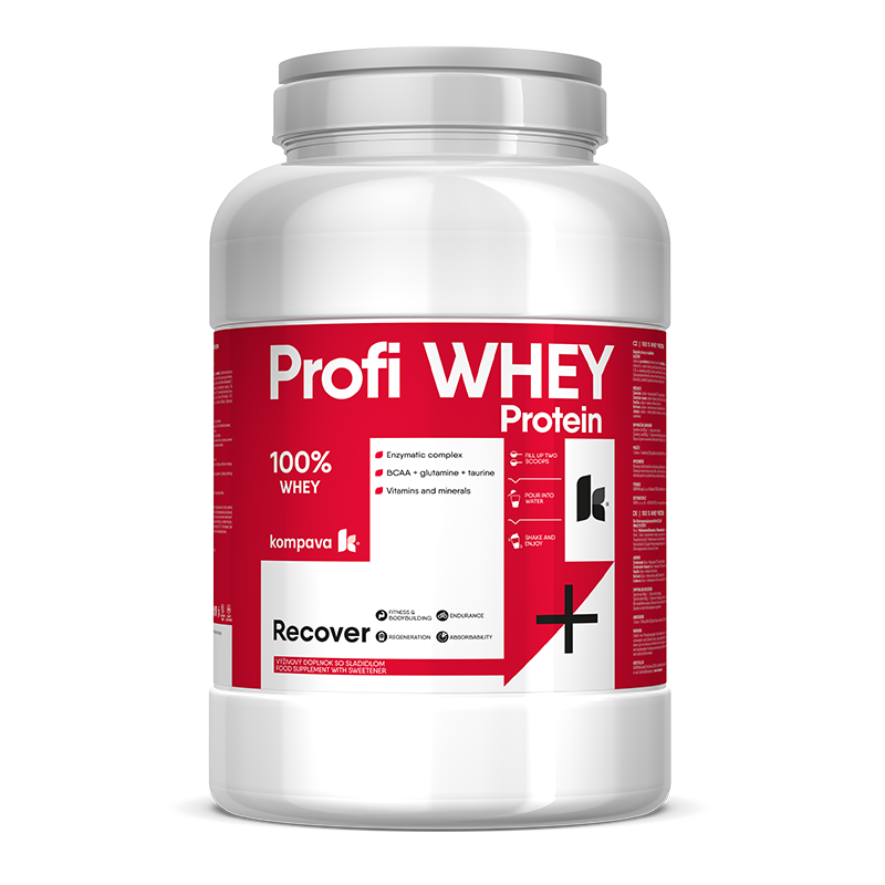 KOMPAVA Protein Profi WHEY jahoda 2000g