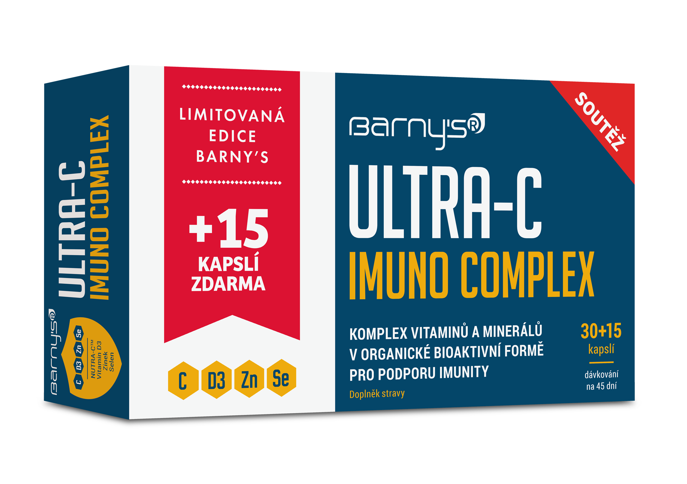 Barnys ULTRA-C Imuno Complex 30+15 kapslí zdarma
