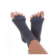 HappyFeet Adjustační ponožky Charcoal vel. M 1 pár