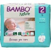 BAMBO Nature 2 Dětské plenky 3-6 kg 30 ks