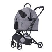 PetiGIO peti-to-Travel kočárek pro psy a kočky Grey