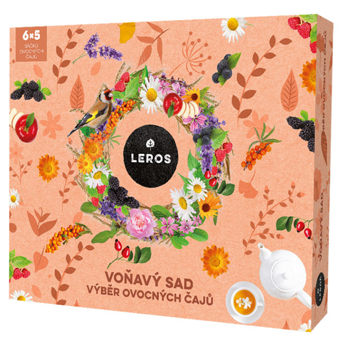 LEROS voňavý sad výběr ovocných čajů 6x5sáčků