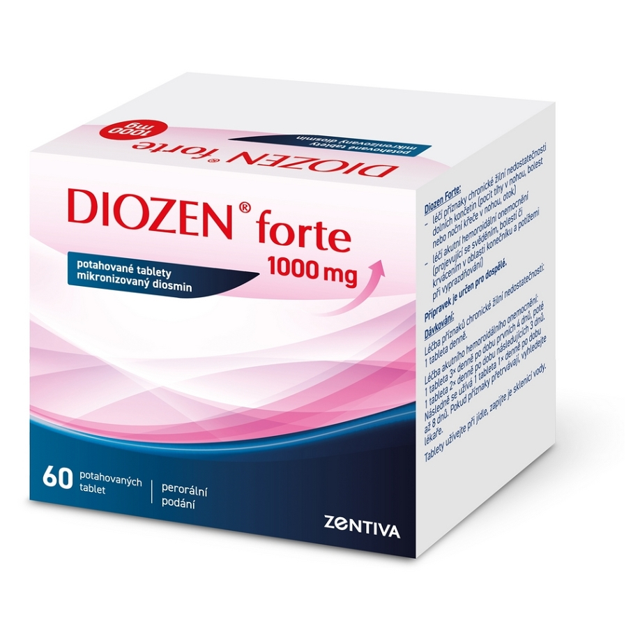 Diozen Forte 1000mg, 60 potahovaných tablet