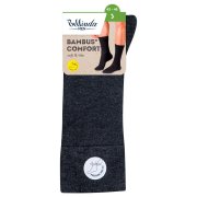 Bellinda BAMBUS Comfort vel. 43–46 pánské ponožky šedé