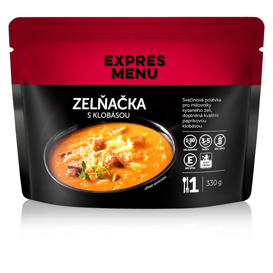 EXPRES MENU Zelňačka s klobásou 330 g (1 porce)