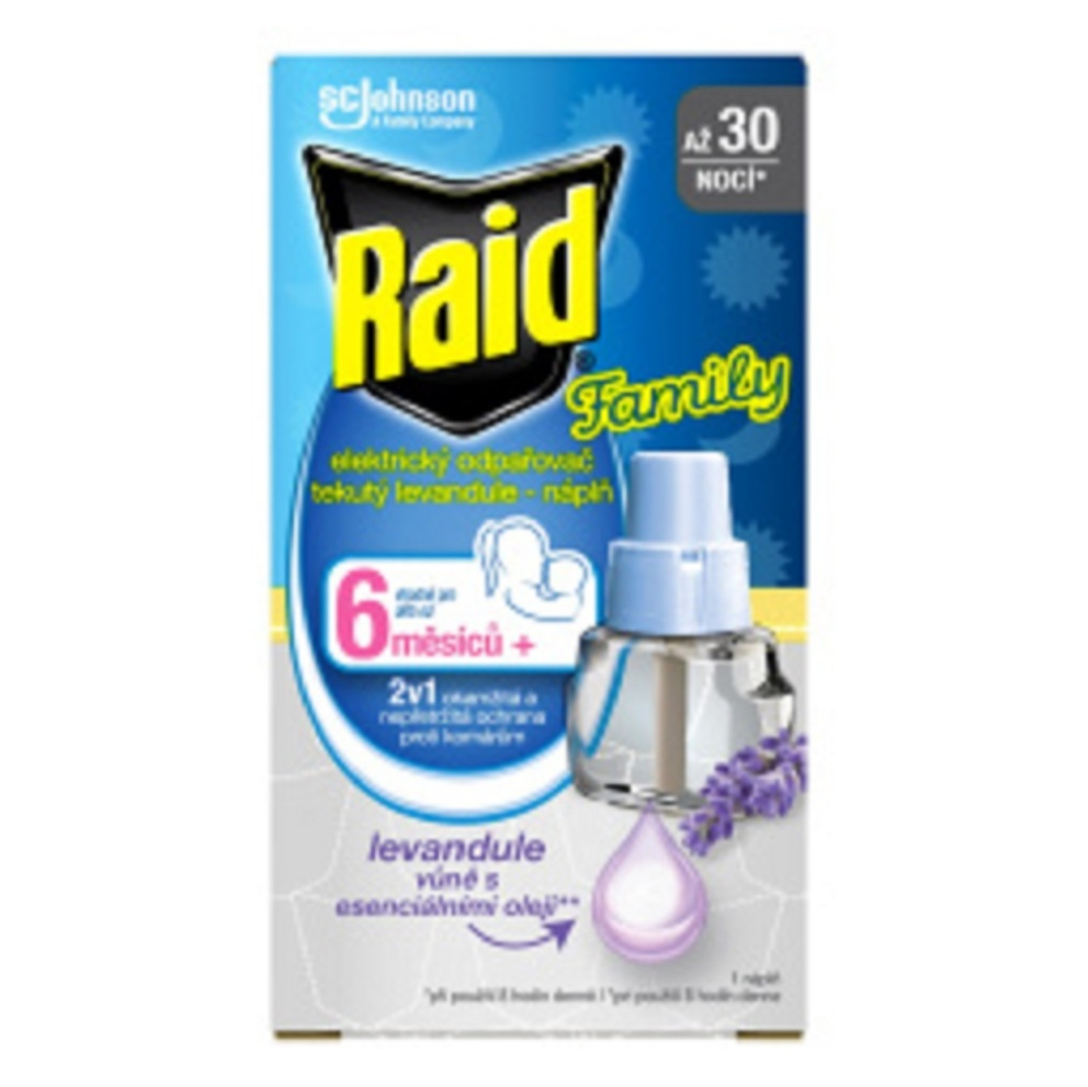 RAID Family Náhradní náplň pro elektrický odpařovač Levandule 30 nocí