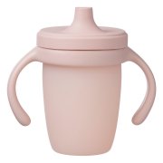B.BOX Silikonový hrneček s pítkem 240 ml - růžový