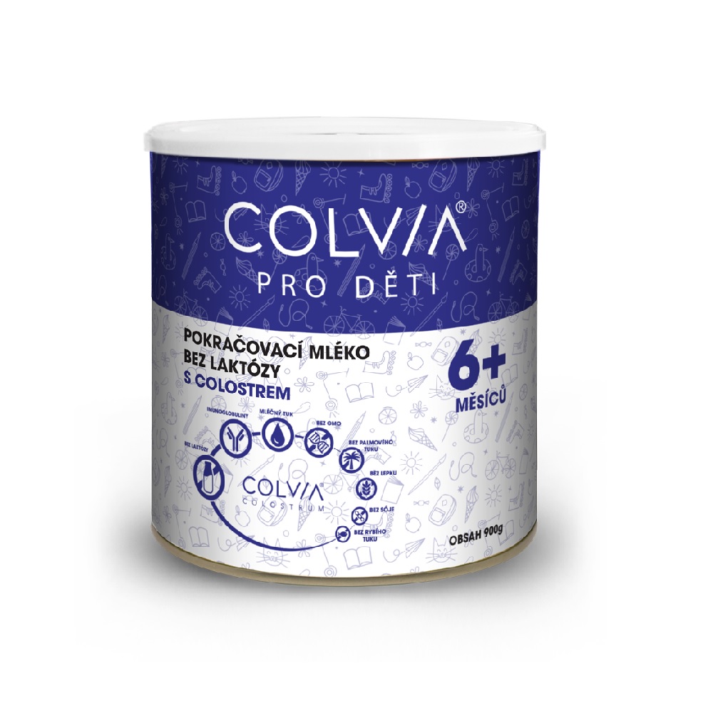 COLVIA Pokračovací mléko bez laktózy 6m+ 900 g