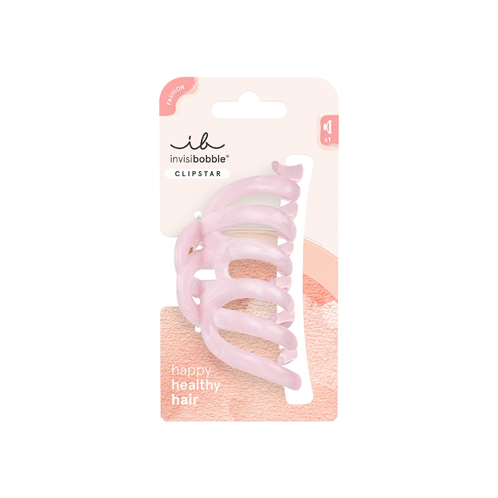 Invisibobble Clipstar L Rose Glimmer skřipec do vlasů 1 ks