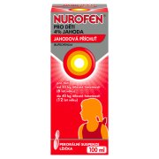 Nurofen pro děti Jahoda 40mg, perorální suspenze 100ml
