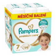 PAMPERS Premium care 7 plenky 15+ kg monthly box 99 kusů