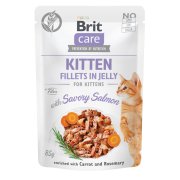 BRIT Care cat kitten fillets with salmon kapsička pro koťata 85 g
