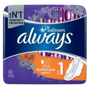 ALWAYS Platinum Normal vel.1 Hygienické vložky s křidélky 8 ks