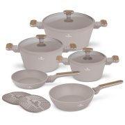 Berlingerhaus Sada nádobí s titanovým povrchem 10 ks Taupe Nordic Collection