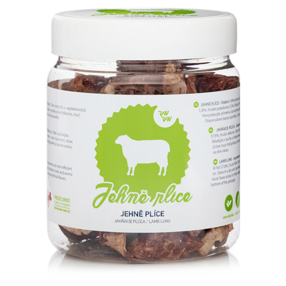 Raw Raw pochoutka mrazem sušené jehně plíce 50g