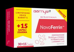 Barnys NovoFerrin 30+15 kapslí ZDARMA