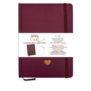 Baloušek Luxi - notes lamino A5, linkovaný, bordó