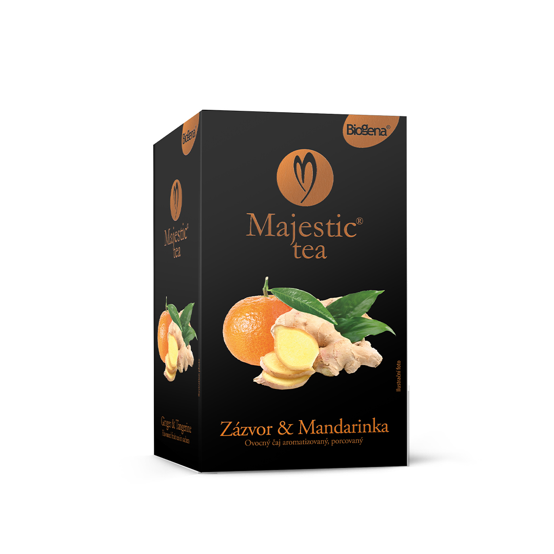 Biogena Majestic Tea Zázvor&Mandarinka 20x2.5g