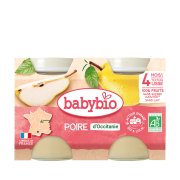 BABYBIO příkrm hruška Williams 2x130 g