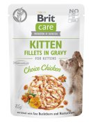 BRIT Care cat kitten fillets choice chicken kapsička pro koťata 85 g