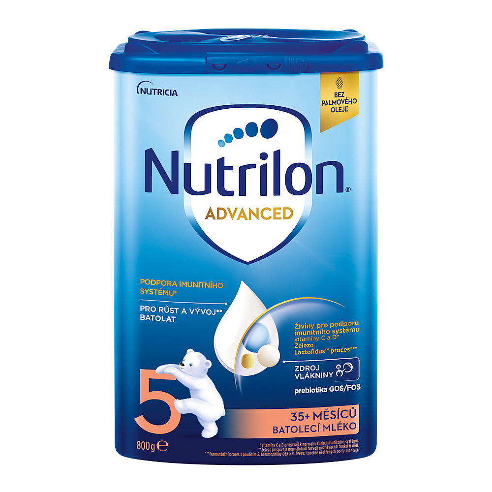 NUTRILON 5 Advanced Dětské mléko od 36.měsíce 800 g